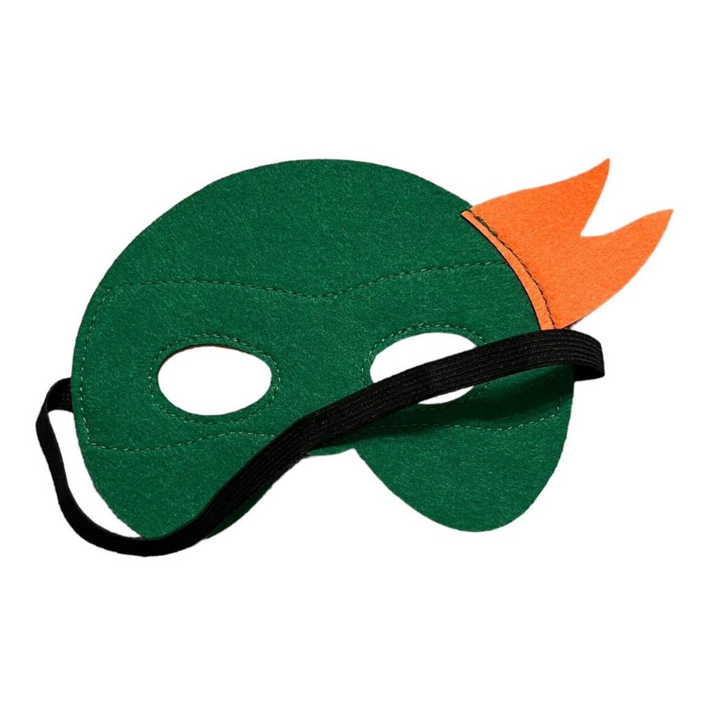 NEW Handmade Orange Ninja Turtles Mask Michelangelo - Picture 2 of 2